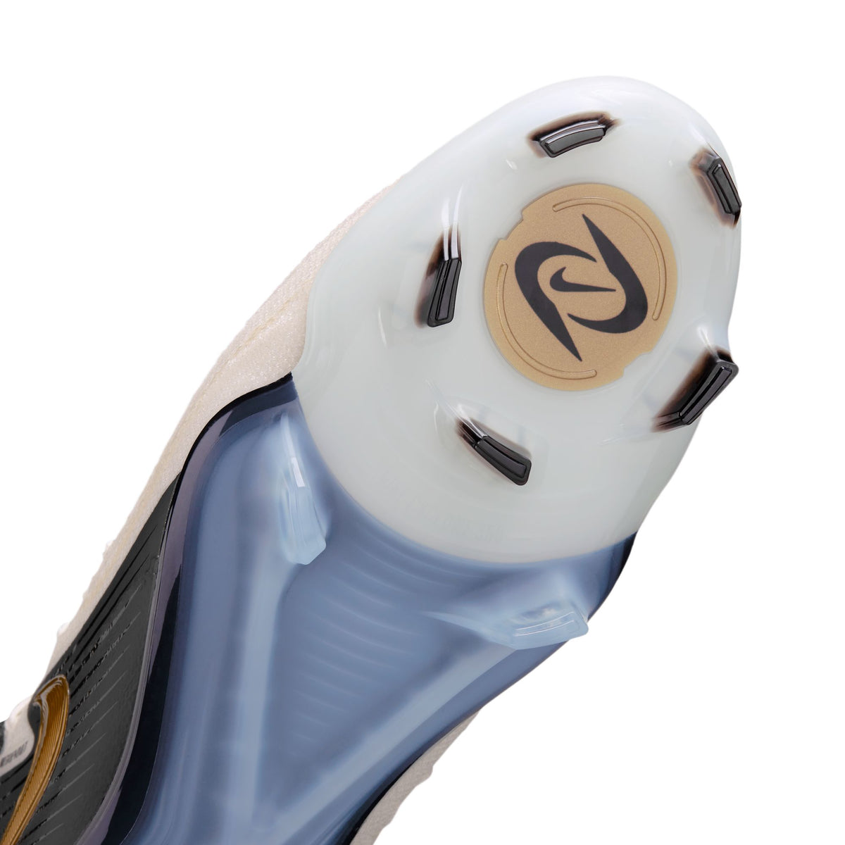 Nike Phantom Luna II Elite FG Firm Ground Soccer Cleat - White/Black/Metallic Gold Coin