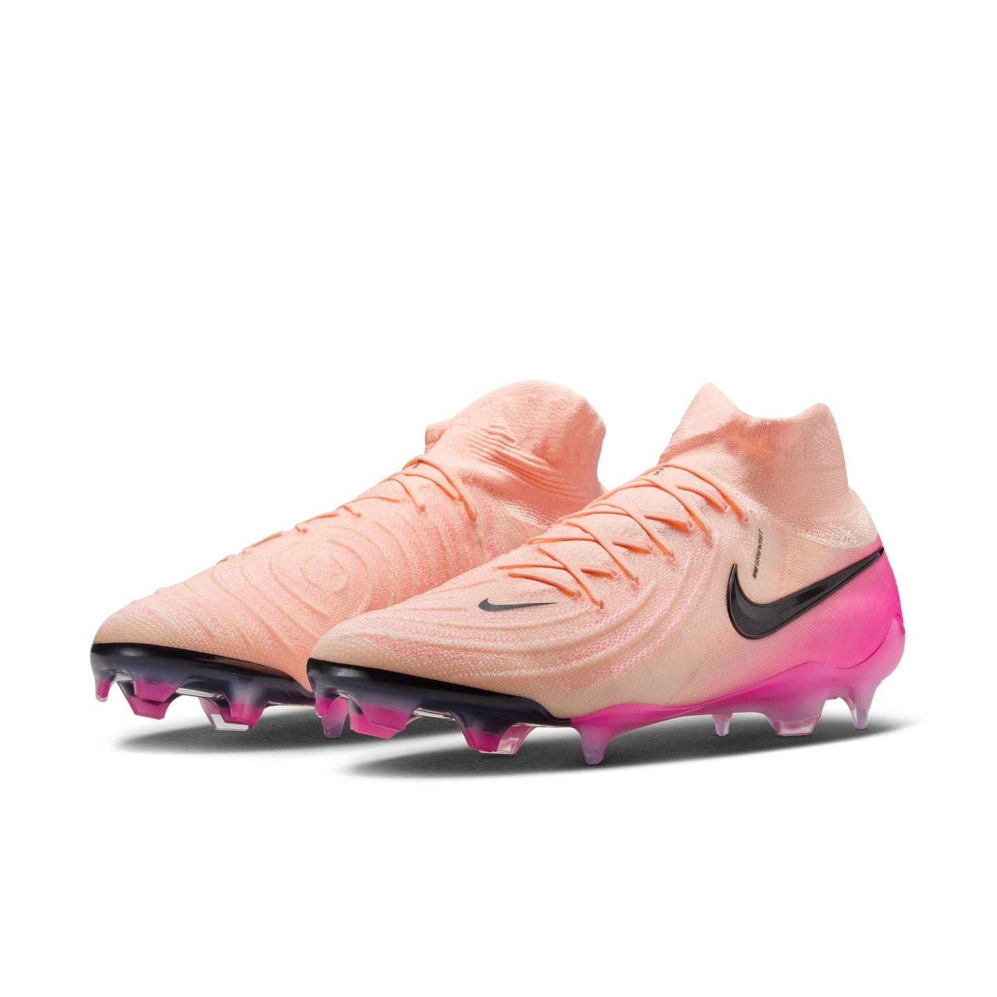 Nike Phantom Luna 2 Elite FG Firm Ground Soccer Cleats-Crimson Tint/Black/Pink Blast