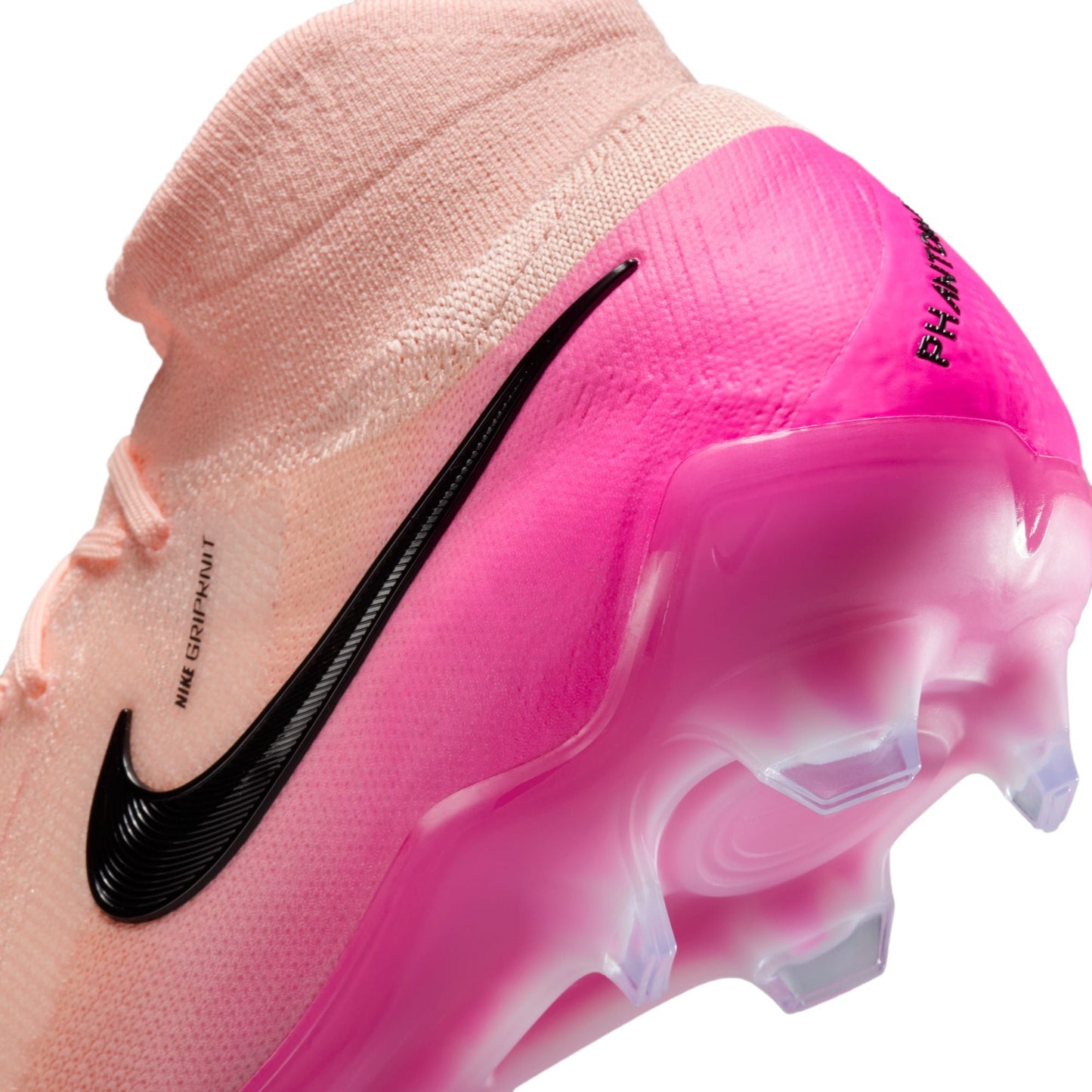 Nike Phantom Luna 2 Elite FG Firm Ground Soccer Cleats-Crimson Tint/Black/Pink Blast