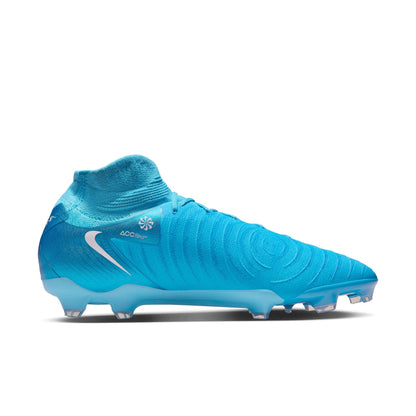 Nike Phantom Luna II Elite FG Firm Ground Soccer Cleat - Blue Fury/White