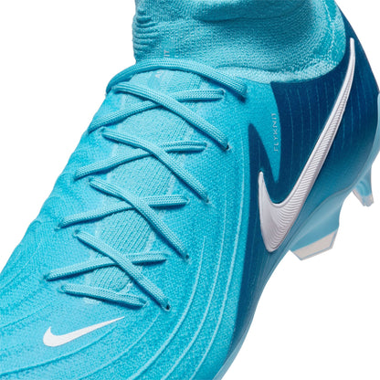 Nike Phantom Luna II Pro FG Firm Ground Soccer Cleat - Blue Fury/White