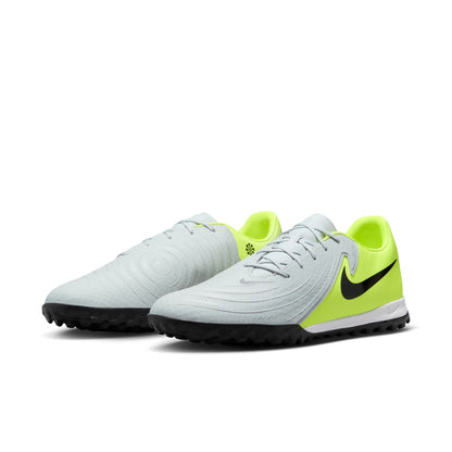 Nike Phantom GX II Academy TF  Turf Shoes - Metallic Silver/ Black-Volt