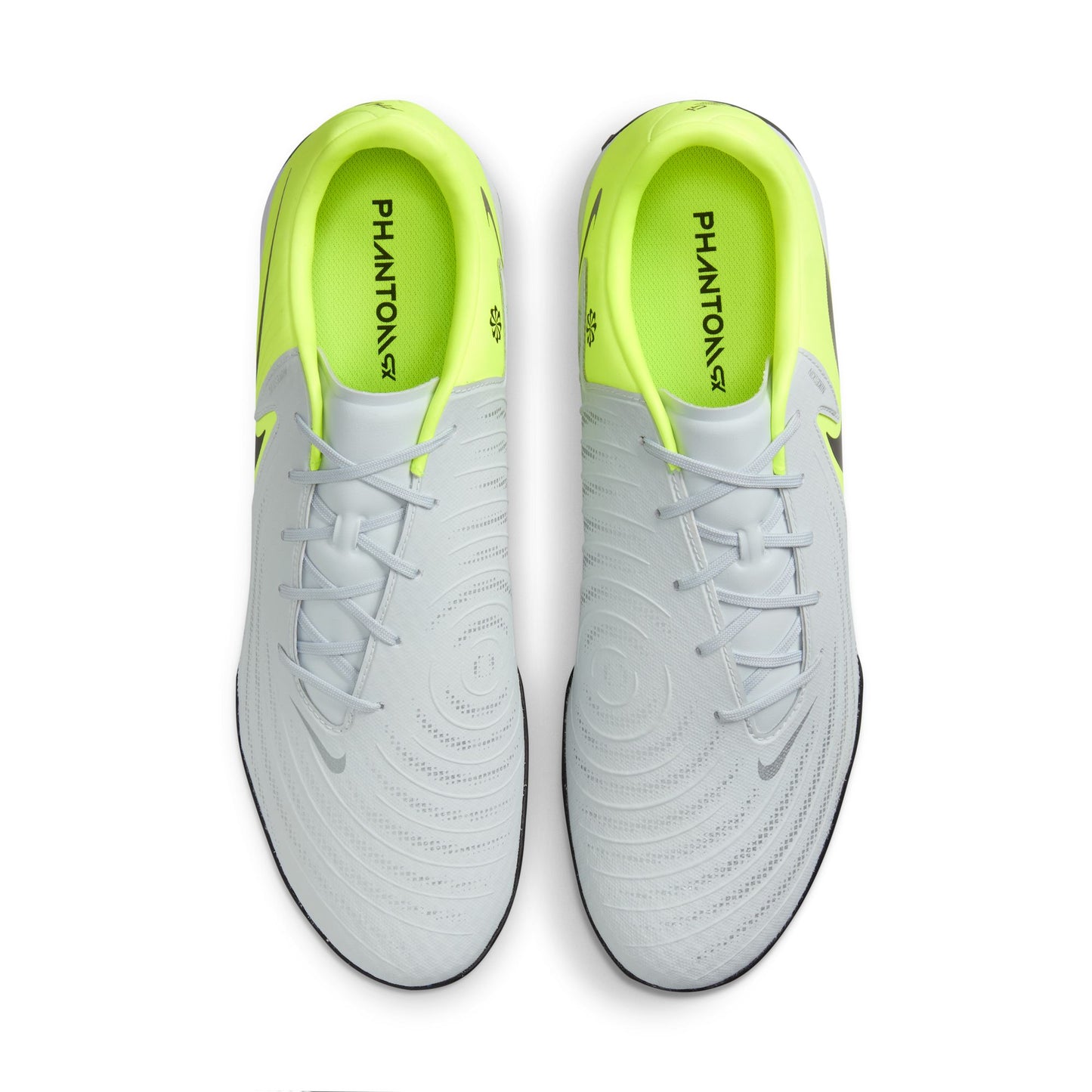 Nike Phantom GX II Academy TF  Turf Shoes - Metallic Silver/ Black-Volt
