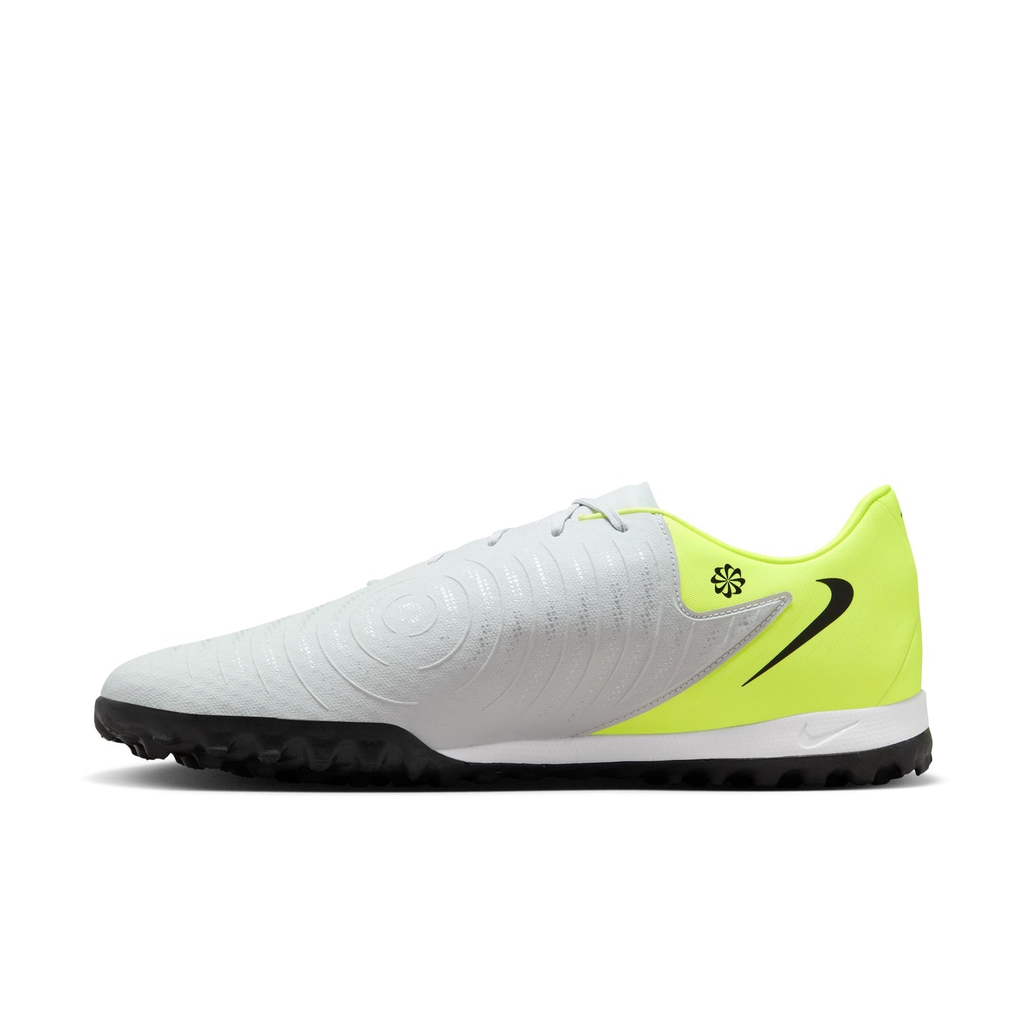 Nike Phantom GX II Academy TF  Turf Shoes - Metallic Silver/ Black-Volt