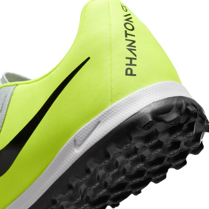 Nike Phantom GX II Academy TF  Turf Shoes - Metallic Silver/ Black-Volt