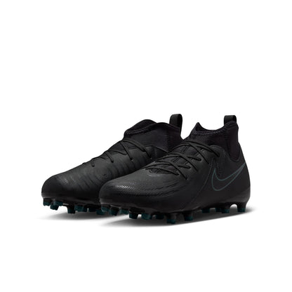 Nike Jr. Phantom Luna 2 Academy Little/Big Kids' MG Soccer Cleats- BLACK/BLACK-DEEP JUNGLE