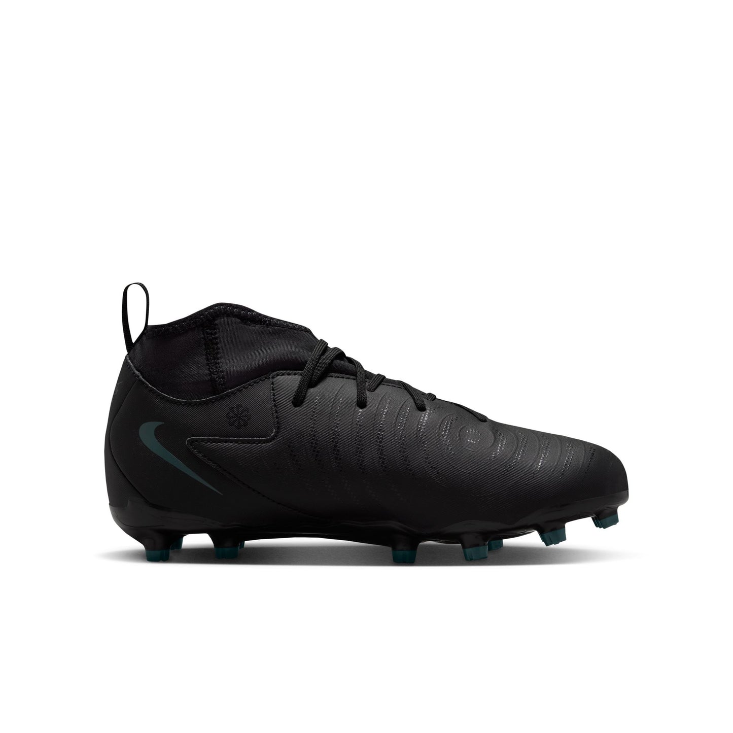 Nike Jr. Phantom Luna 2 Academy Little/Big Kids' MG Soccer Cleats- BLACK/BLACK-DEEP JUNGLE