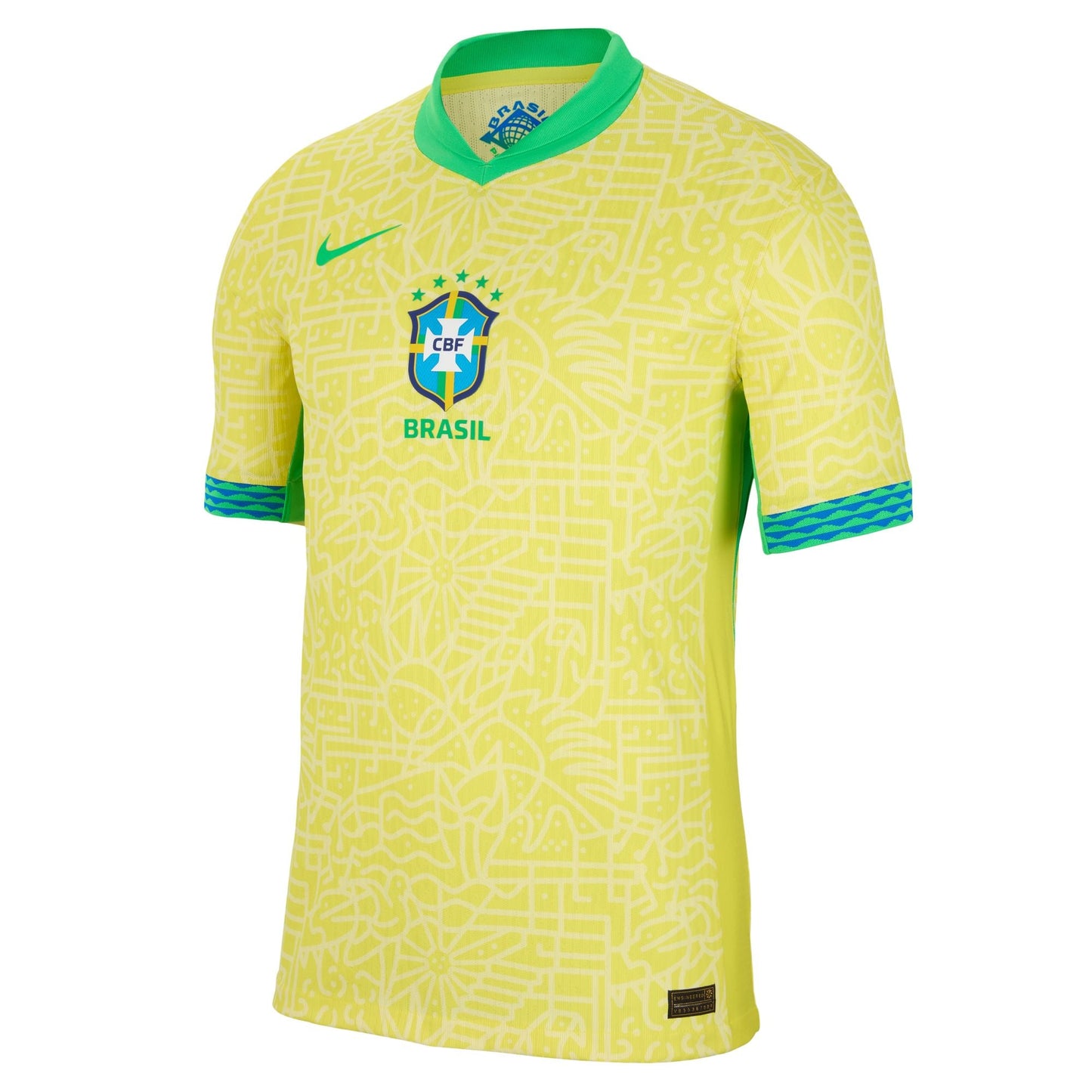 Men's Nike Dri-FIT ADV Soccer Brazil 2024 Authentic Home Jersey