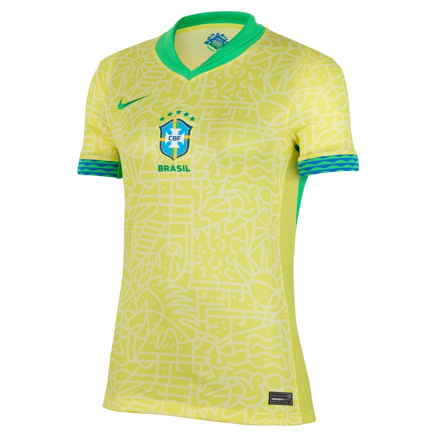 Women's Nike Dri-FIT Soccer Brazil 2024 Replica Home Jersey