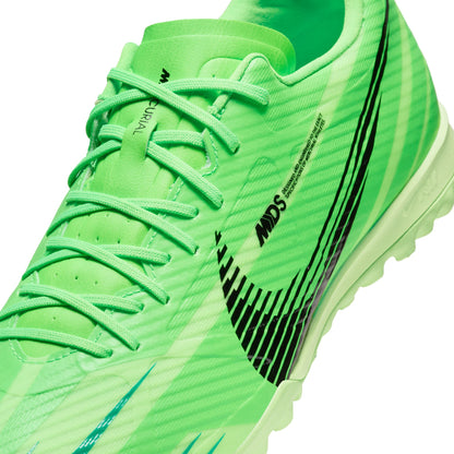 Nike Zoom Vapor 15 Academy MDS TF Turf Soccer Shoes - Green Strike/ Black Stadium