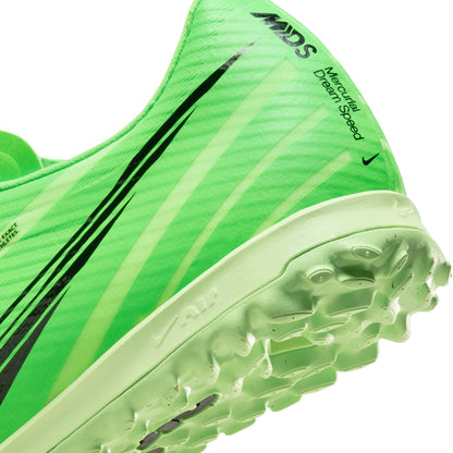 Nike Zoom Vapor 15 Academy MDS TF Turf Soccer Shoes - Green Strike/ Black Stadium