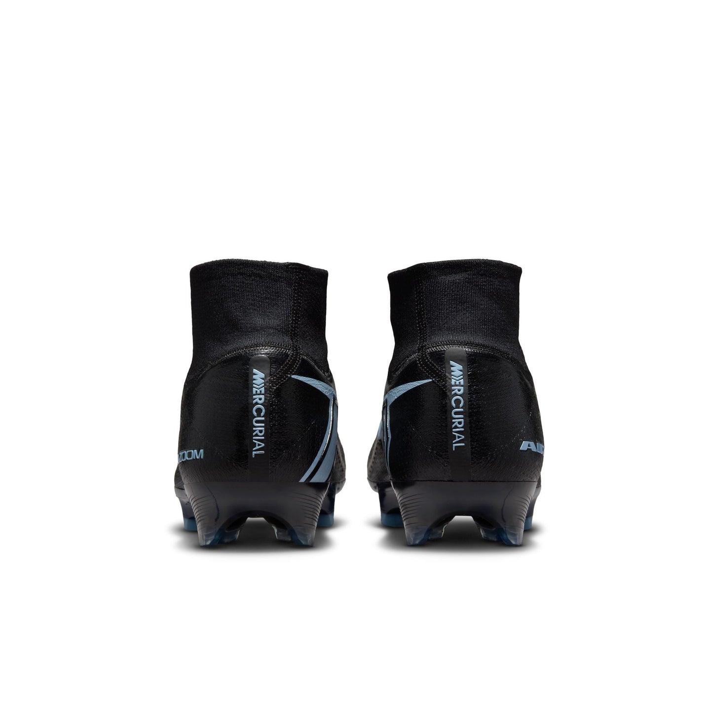 Nike Air Zoom Mercurial Superfly 10 Elite FG Firm Ground Soccer Cleat -Black/Ice Blue