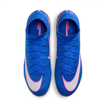 Nike Air Zoom Mercurial Superfly 10 Elite FG Firm Ground Soccer Cleats-Racer Blue/White