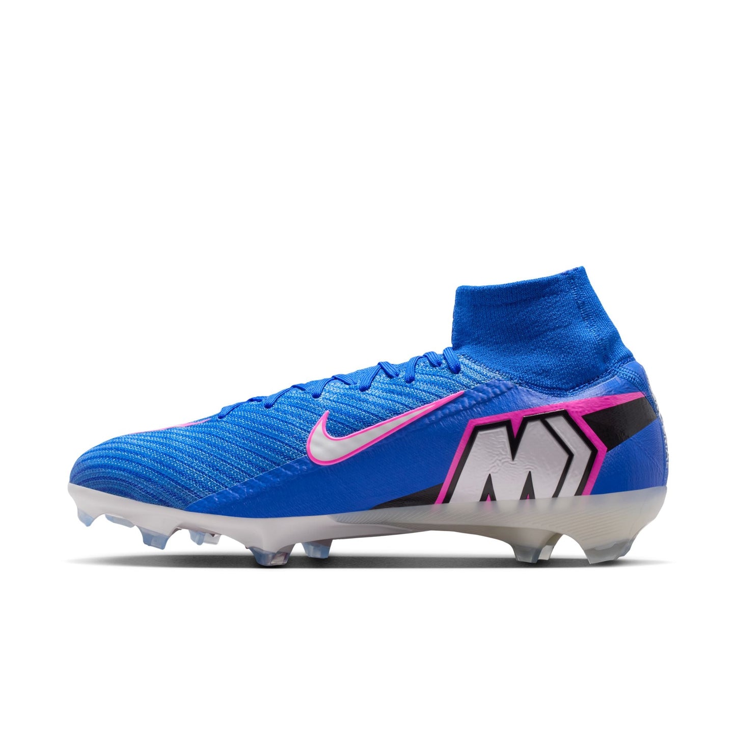 Nike Air Zoom Mercurial Superfly 10 Elite FG Firm Ground Soccer Cleats-Racer Blue/White