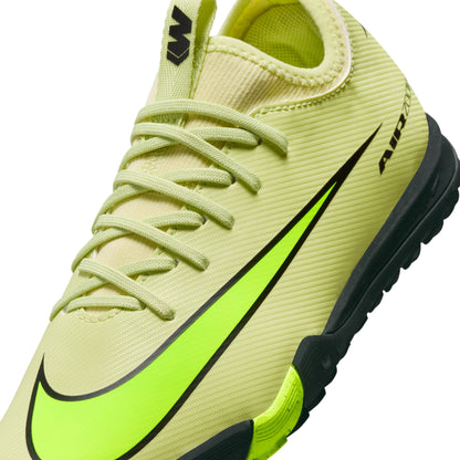 Nike Kids Zoom Mercurial Vapor 16 Academy TF Soccer Shoes - Limelight/Volt-HyperCrimson