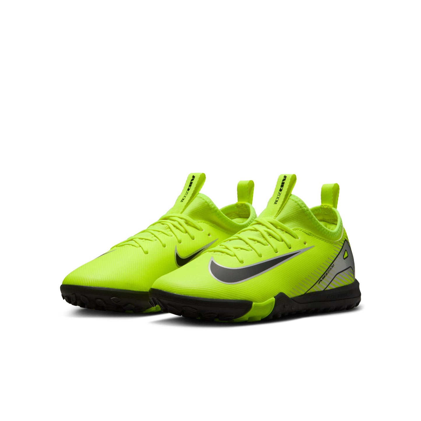 Nike Kids Zoom Mercurial Vapor 16 Academy TF Soccer Shoes - Volt/Black