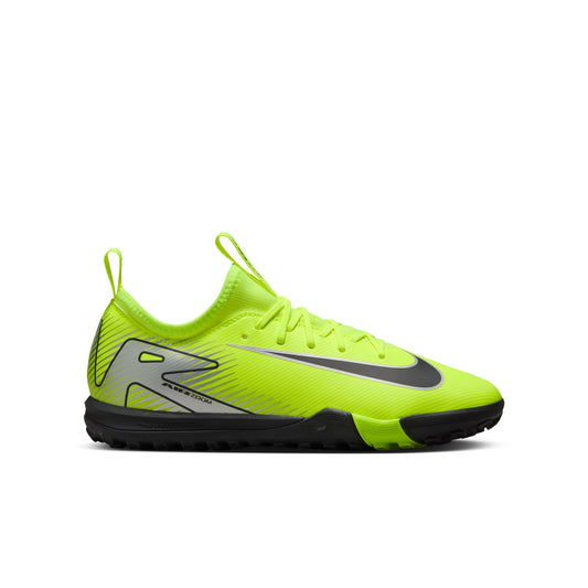 Nike Kids Zoom Mercurial Vapor 16 Academy TF Soccer Shoes - Volt/Black