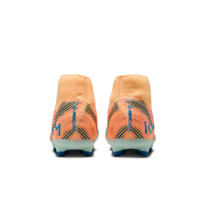 Nike Air Zoom Mercurial Superfly 10 Academy Kylian Mbappé FG Firm Ground Soccer Cleats - Melon Tint/Neo Turq Igloo