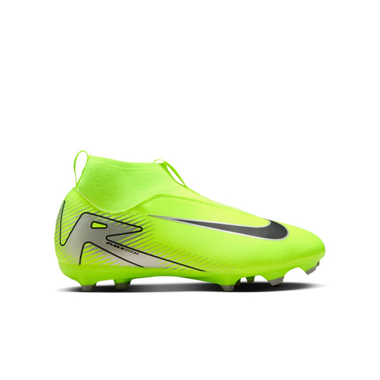 Nike Junior Zoom Mercurial Superfly 10 Academy FG Soccer Cleats - Volt/Black