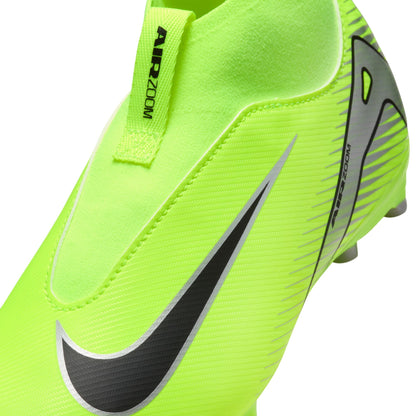 Nike Junior Zoom Mercurial Superfly 10 Academy FG Soccer Cleats - Volt/Black