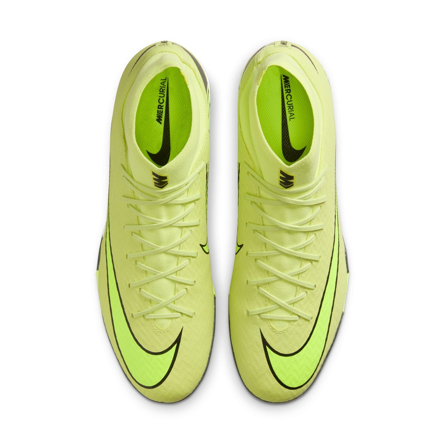 Nike Air Zoom Mercurial Superfly 10 Academy TF Turf Soccer Shoes - Limelight/Volt-Hyper Crimson