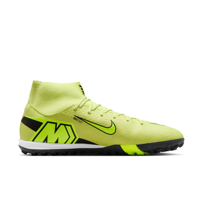 Nike Air Zoom Mercurial Superfly 10 Academy TF Turf Soccer Shoes - Limelight/Volt-Hyper Crimson