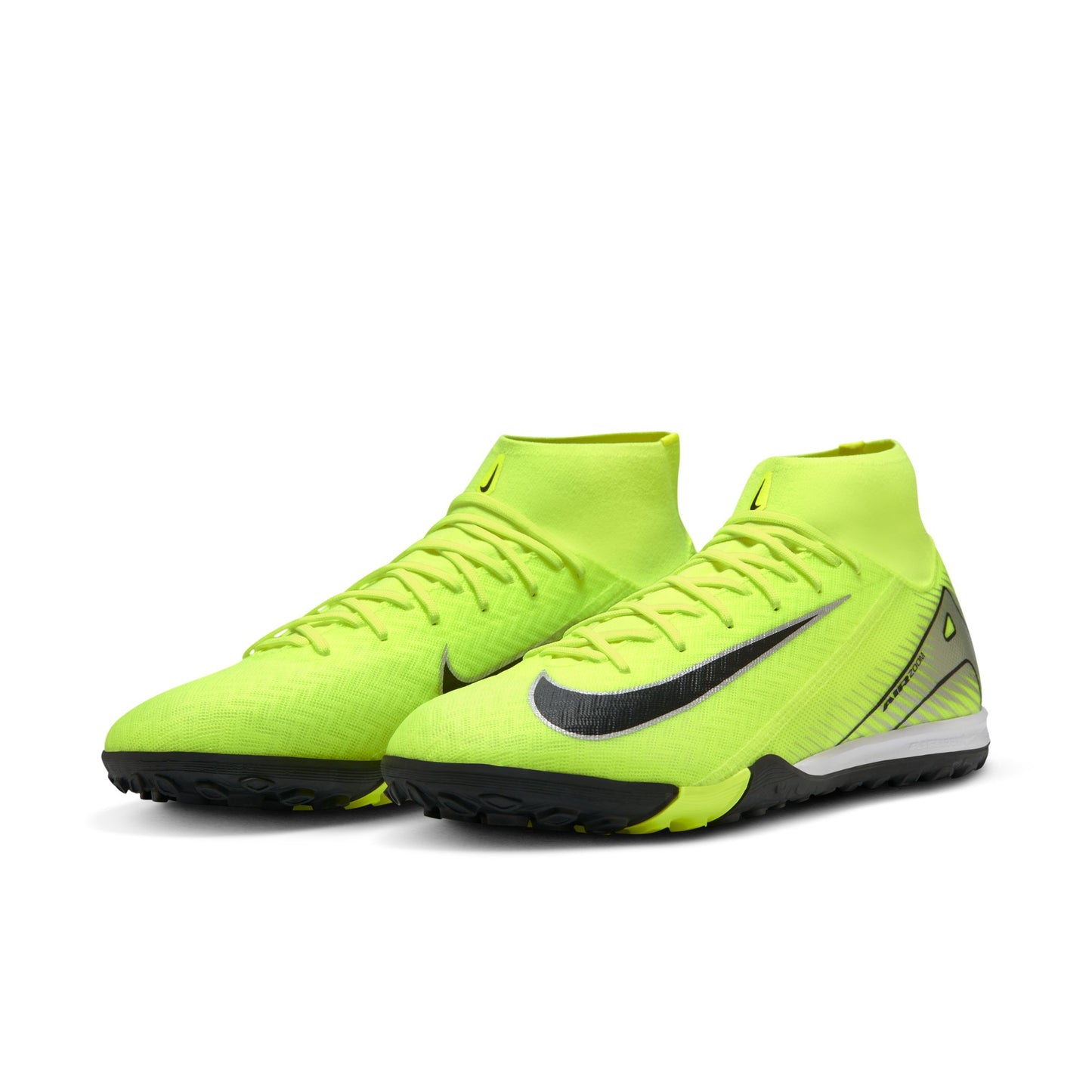 Nike Air Zoom Mercurial Superfly 10 Academy TF Soccer Cleat - Volt/Black