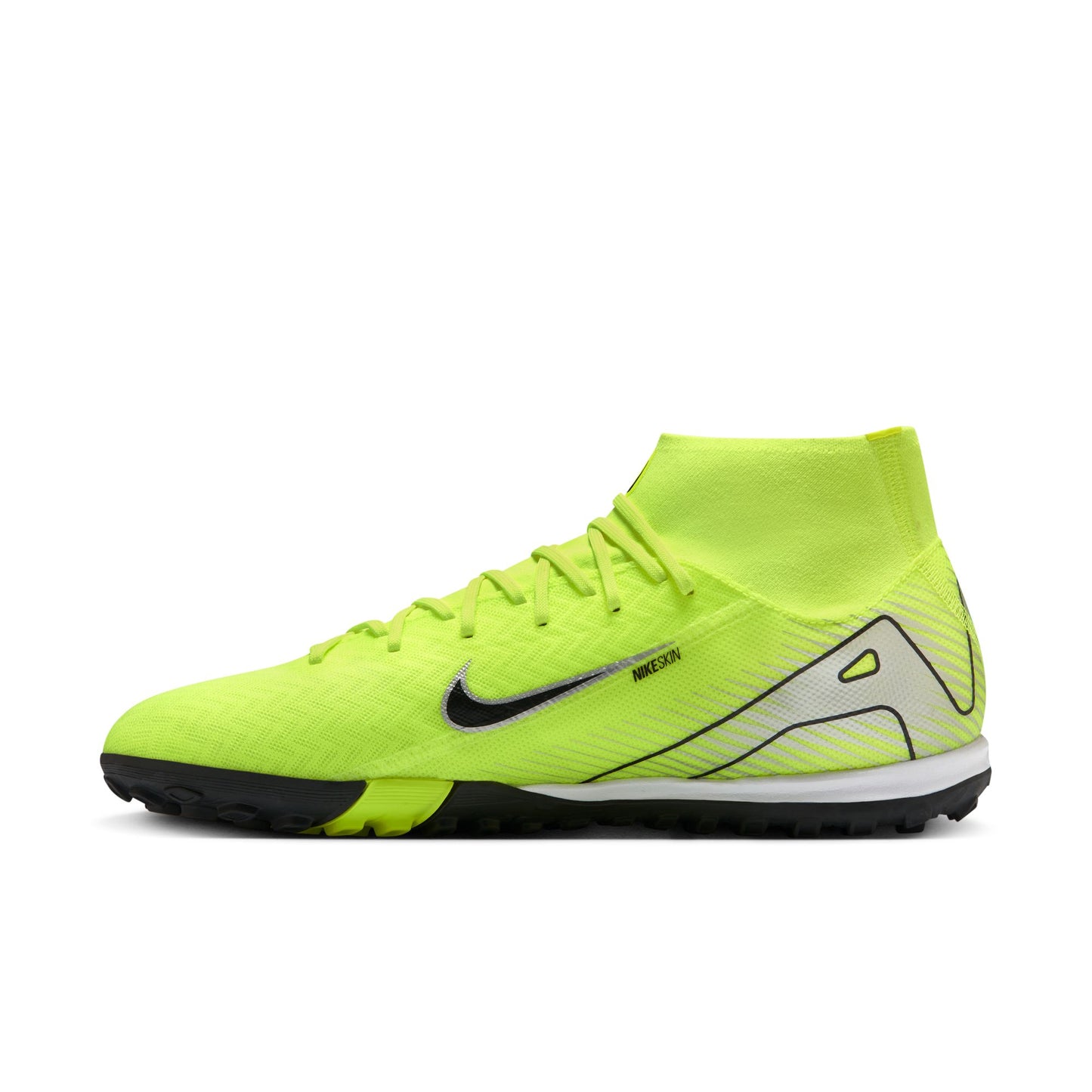 Nike Air Zoom Mercurial Superfly 10 Academy TF Soccer Cleat - Volt/Black