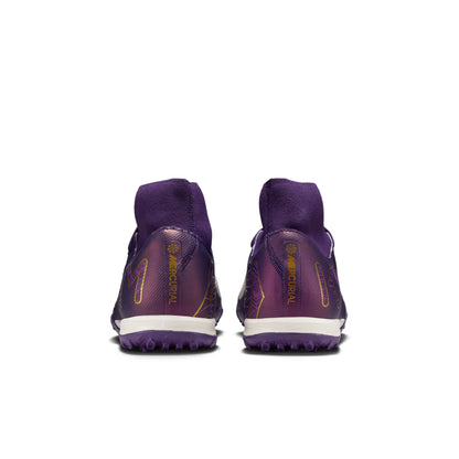 Nike Air Zoom Mercurial Superfly 10 Academy KM TF Turf Soccer Shoes - Grand Purple/ Pale Ivory