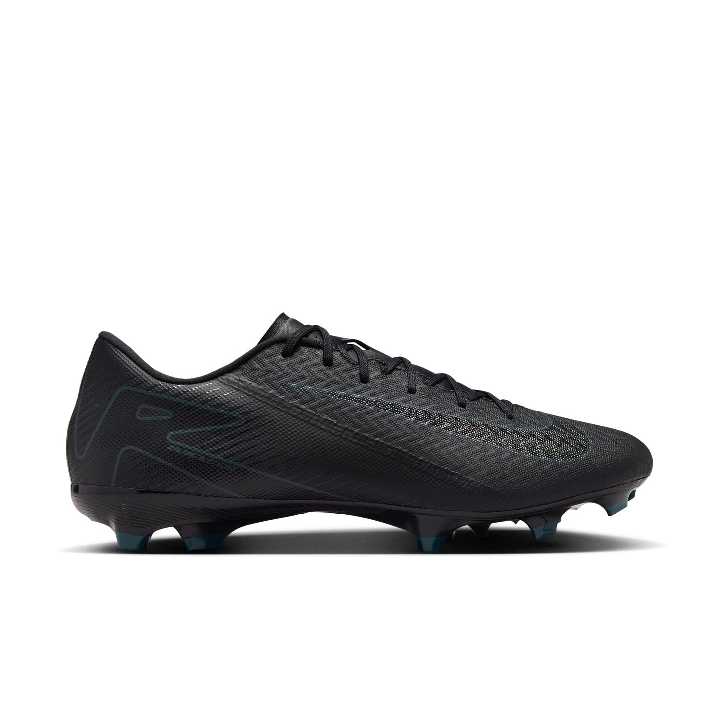 Nike Air Zoom Mercurial Vapor 16 Academy FG/MG Soccer Cleat - Black/Black-Deep Jungle