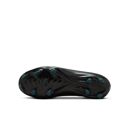Nike Jr. Mercurial Vapor 16 Academy Little/Big Kids' MG Low-Top Soccer Cleats- BLACK/BLACK-DEEP JUNGLE