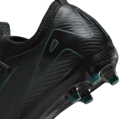 Nike Jr. Mercurial Vapor 16 Academy Little/Big Kids' MG Low-Top Soccer Cleats- BLACK/BLACK-DEEP JUNGLE