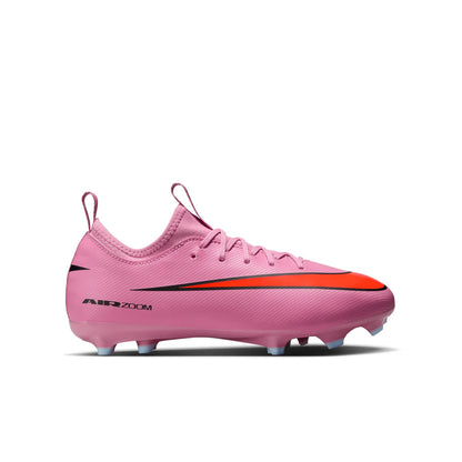Nike Junior Zoom Vapor 16 Academy FG Firm Ground Cleats - Magic Flamingo/ Black