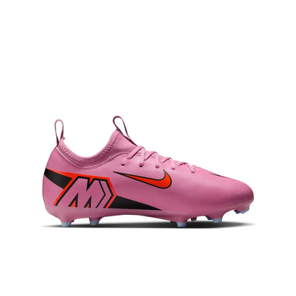 Nike Junior Zoom Vapor 16 Academy FG Firm Ground Cleats - Magic Flamingo/ Black