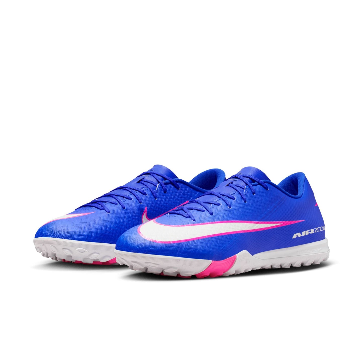 Nike Air Zoom Mercurial Vapor 16 Academy TF Turf Soccer Shoes- Racer Blue/White
