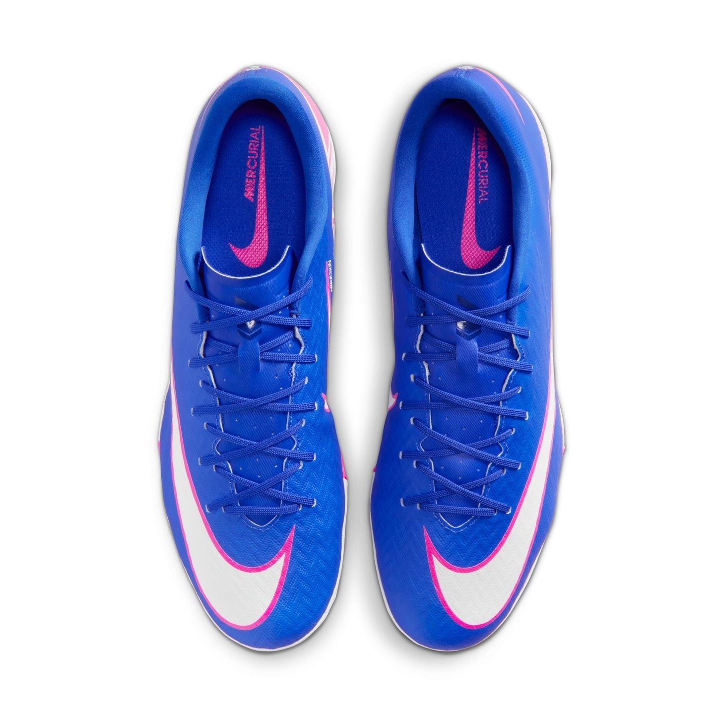 Nike Air Zoom Mercurial Vapor 16 Academy TF Turf Soccer Shoes- Racer Blue/White