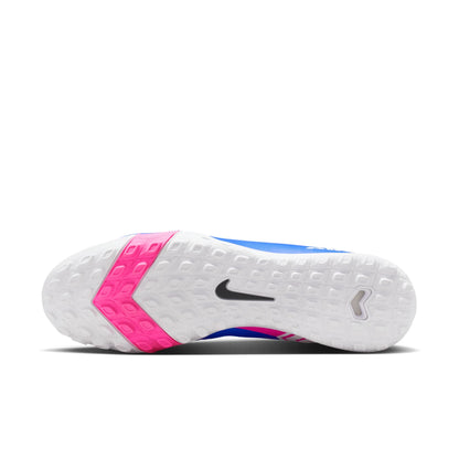 Nike Air Zoom Mercurial Vapor 16 Academy TF Turf Soccer Shoes- Racer Blue/White