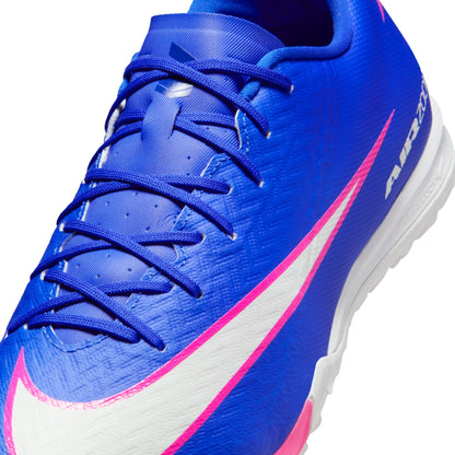Nike Air Zoom Mercurial Vapor 16 Academy TF Turf Soccer Shoes- Racer Blue/White