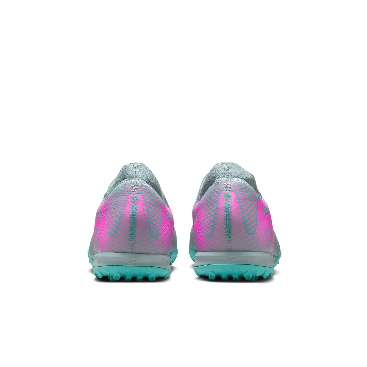Nike Zoom Mercurial Vapor 16 Pro TF Turf Soccer Shoes - Ocean Cube/ Pink Blast
