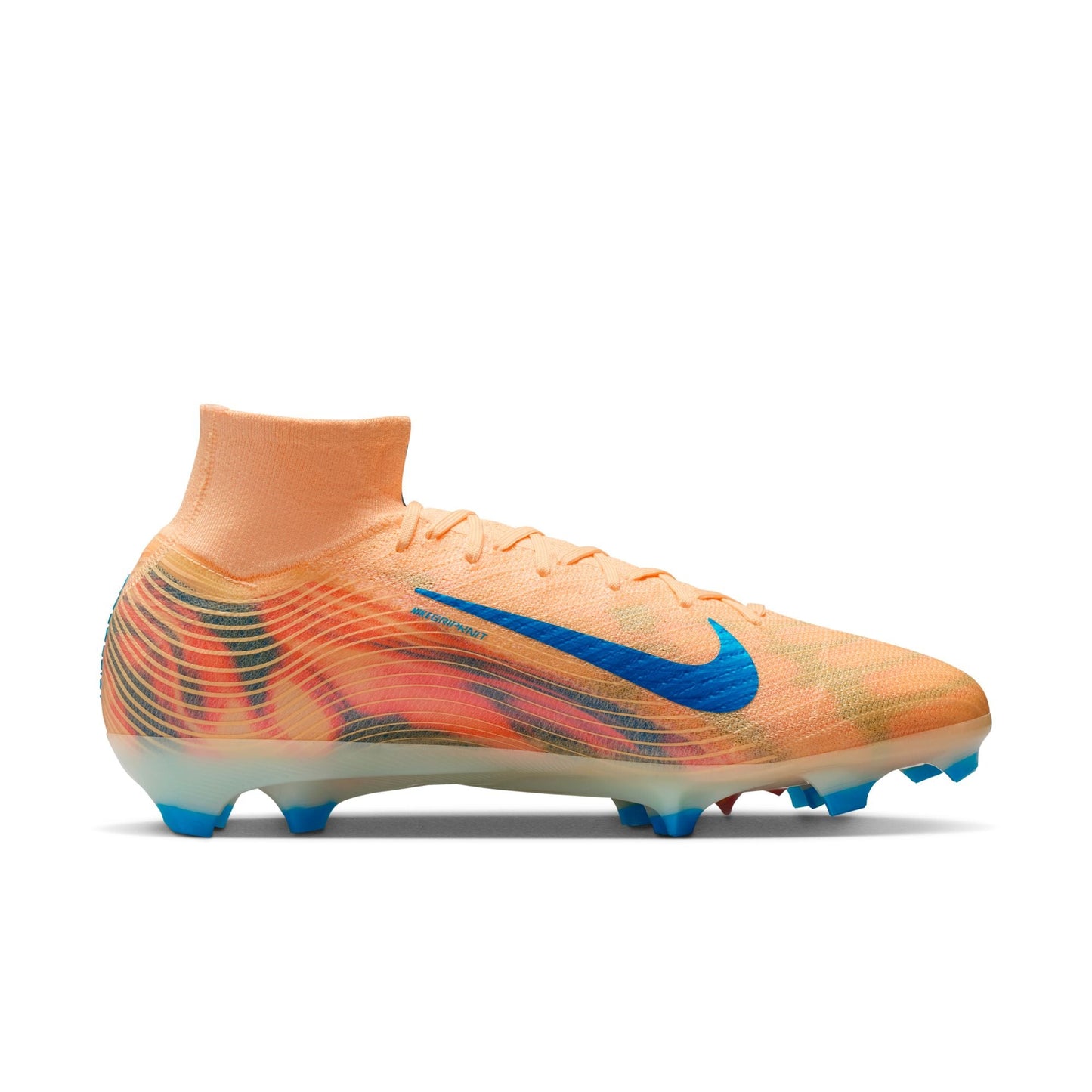Nike Mercurial Superfly 10 Elite "Kylian Mbappé" FG Firm Ground Soccer Cleat- Melon Tint/Neo Turq-Igloo