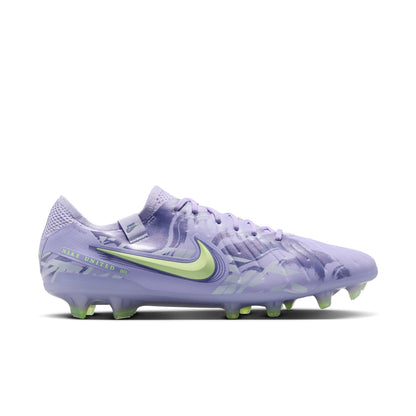 Nike United Tiempo Legend 10 Elite FG Firm Ground Soccer Cleat - Purple Agate/Barely Volt