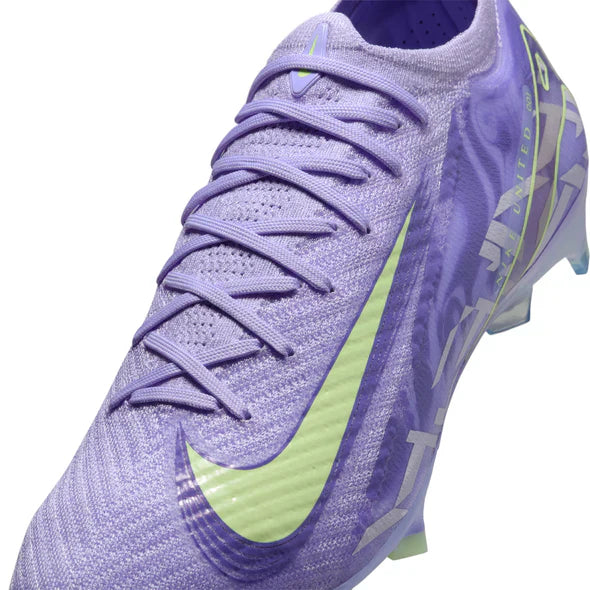 Nike Zoom Mercurial Vapor 16 Elite FG NU1 Soccer Cleats - Purple Agate/Barely Volt