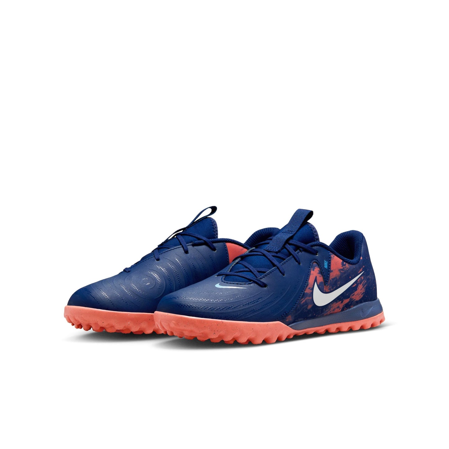 Nike Jr. Phantom GX II  Academy TF EH Turf Shoes - Blue Void/ Chrome