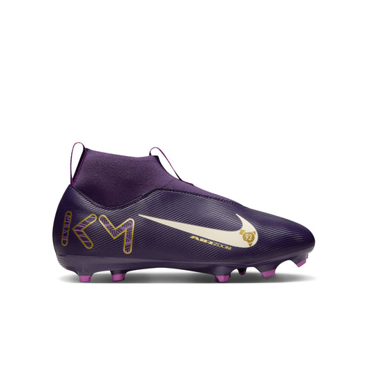 Nike Junior Zoom Mercurial Superfly 10 Academy FG Soccer Shoes - Grand Purple/ Pale Ivory