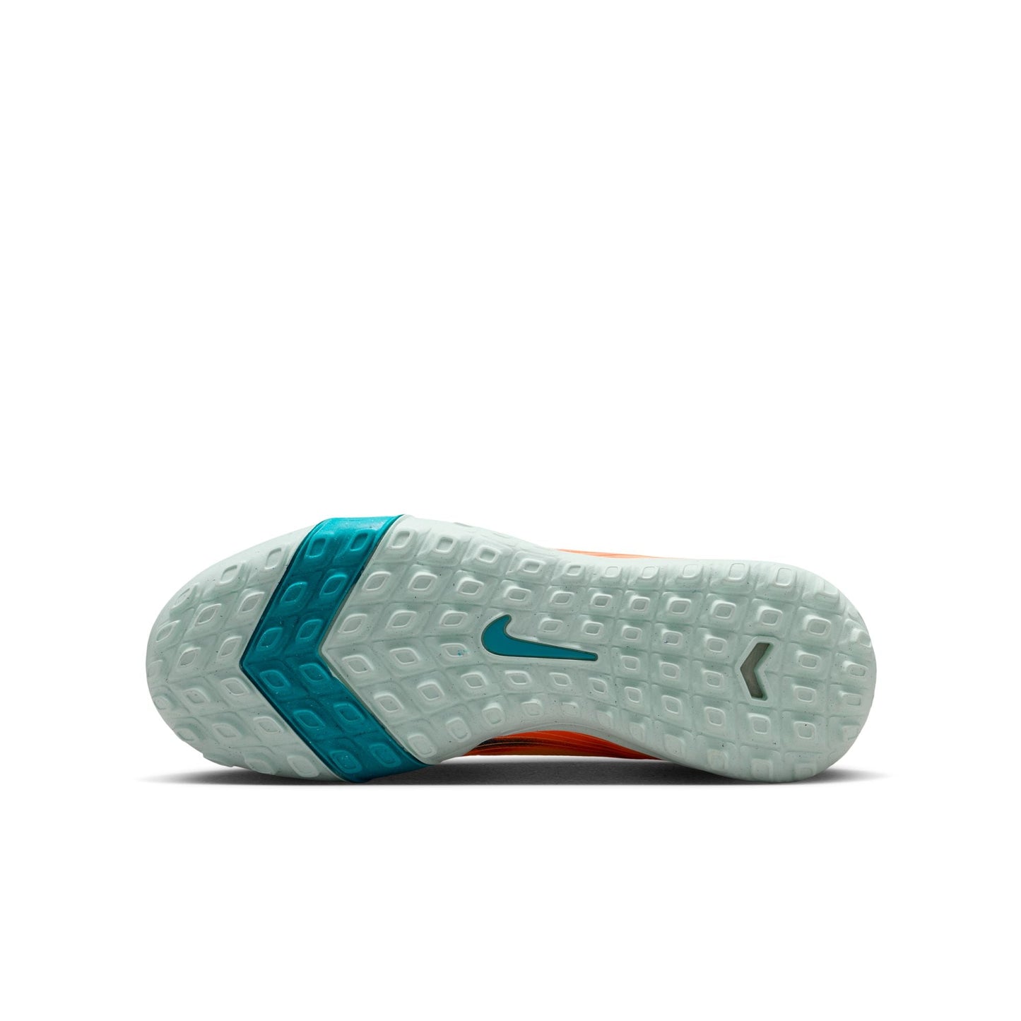 Nike Junior Superfly 10 Academy Kylian Mbappe TF Turf Soccer Shoes - Melon Tint/Neo Turq-Igloo