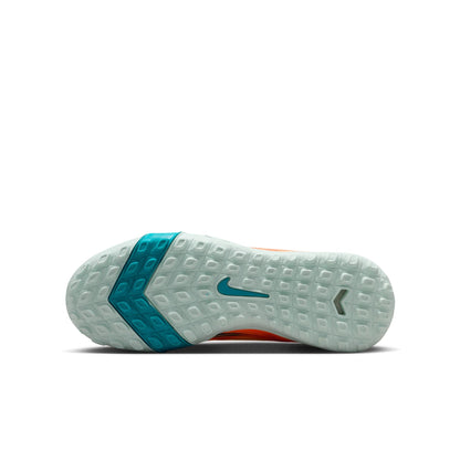 Nike Junior Superfly 10 Academy Kylian Mbappe TF Turf Soccer Shoes - Melon Tint/Neo Turq-Igloo