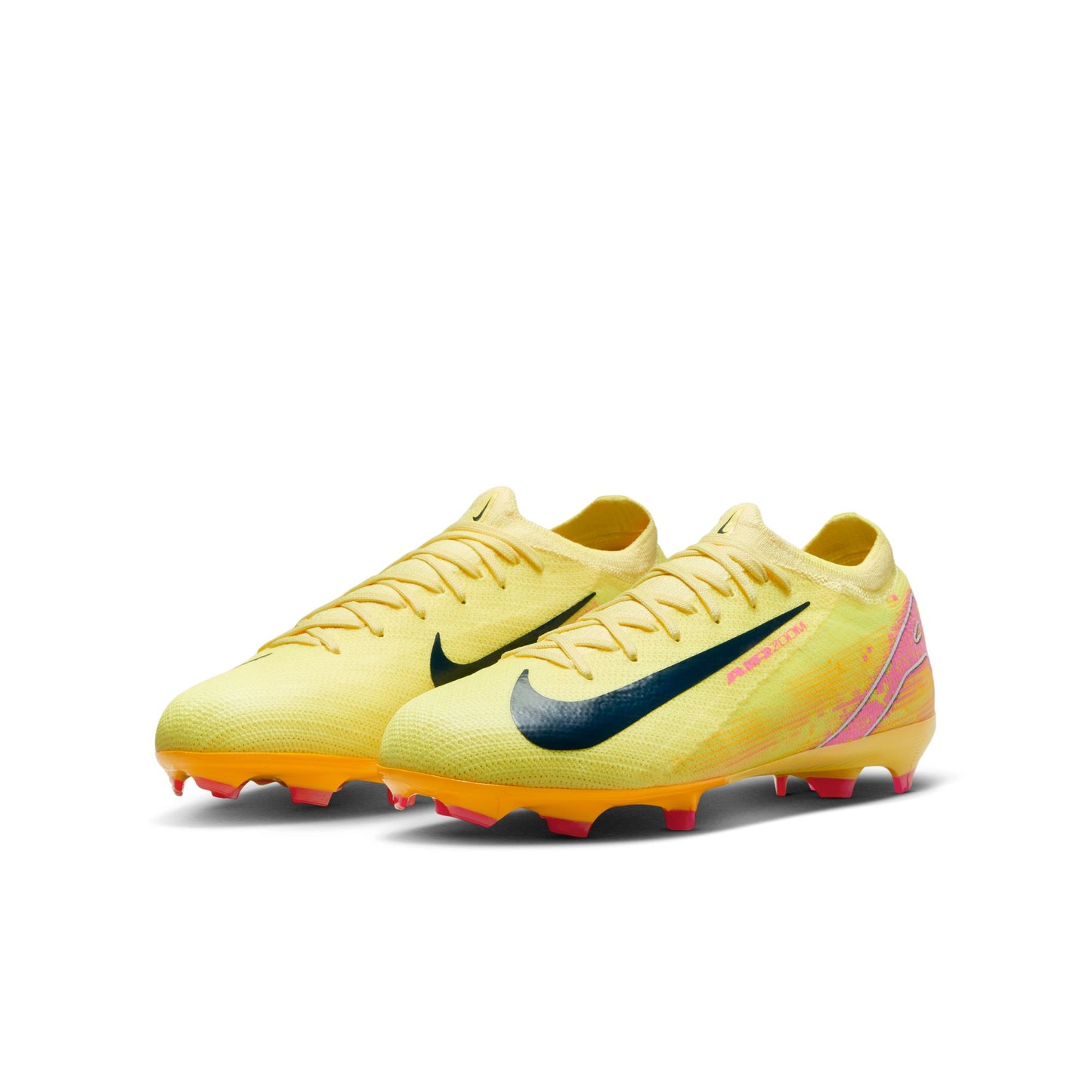 Nike Jr. Mercurial Vapor 16 Pro "Kylian Mbappé" Big Kids' FG Low-Top Soccer Cleats- LT LASER ORANGE/ARMORY NAVY