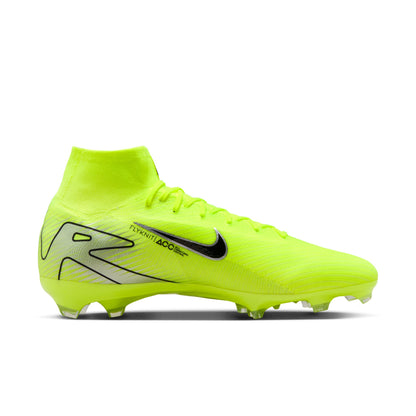 Nike Mercurial Superfly 10 Pro FG High-Top Soccer Cleats- VOLT/BLACK