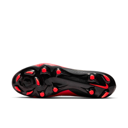 Nike Phantom 6 Low Academy FG Firm Ground Soccer Cleats- Bright Crimson/Blur/Black