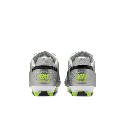 Nike Premier III FG Firm Ground Soccer Cleat - Metallic Silver/ Black Volt
